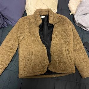 Rail Brown Fuzzy Jacket